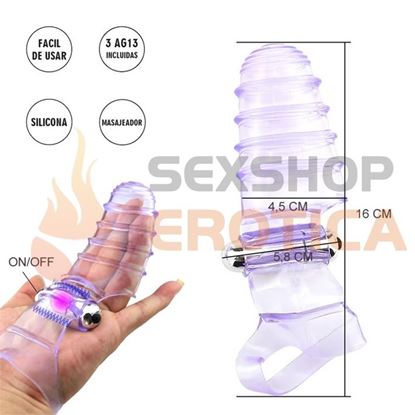 Guante Scutum estimulador femenino con vibrador